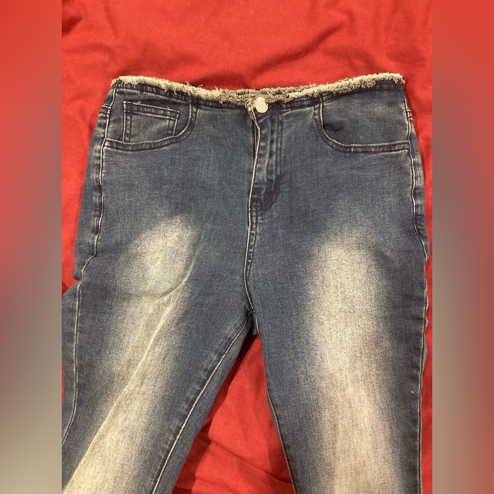 Low Rise Flared Jeans In Perfect Condition - Picture 8 of 9